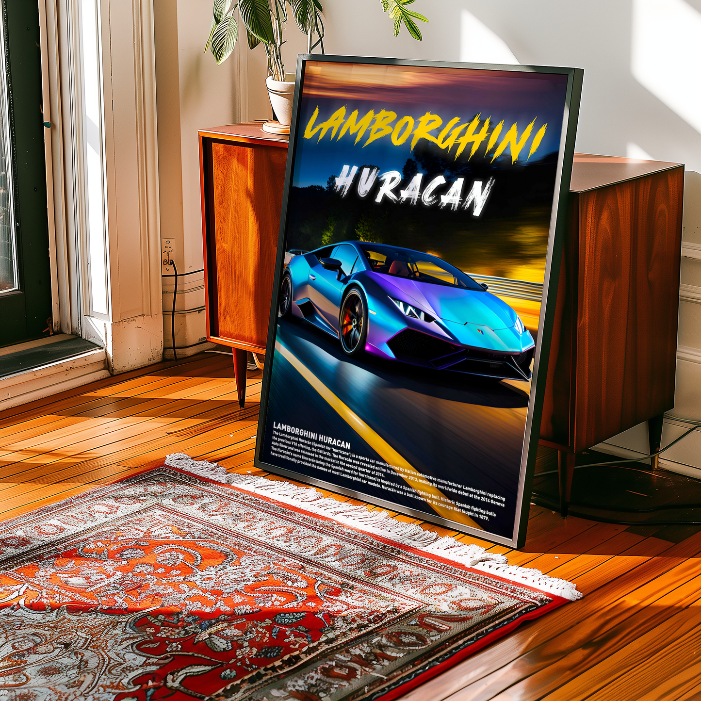 Lamborghini Huracan Concept Poster