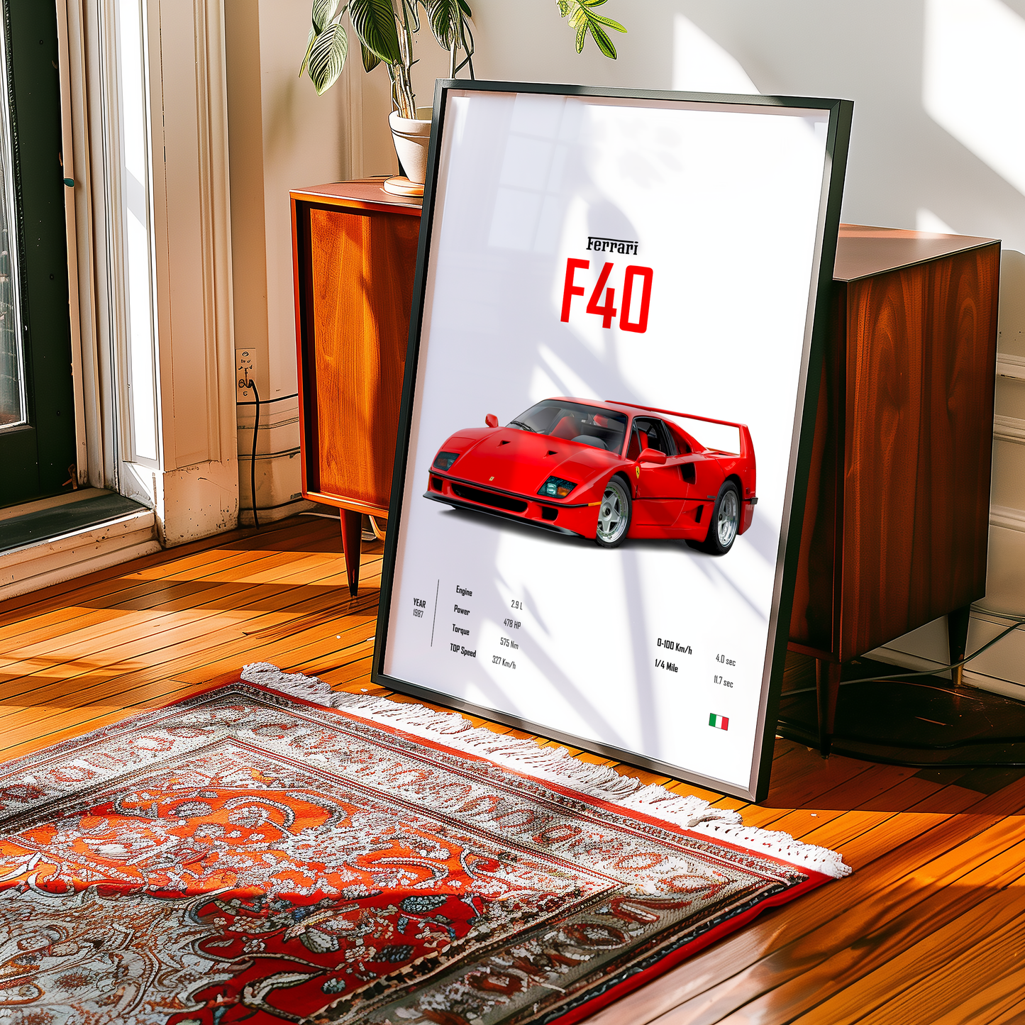Ferrari F40 'CORE' Poster