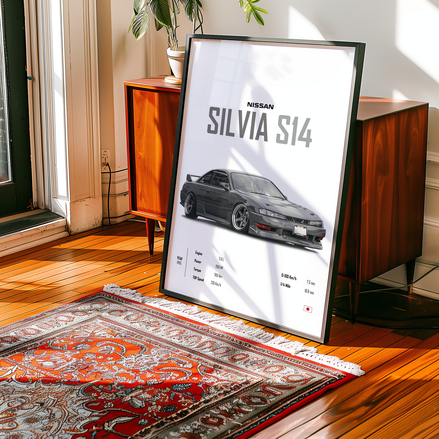 Nissan Silvia S14 'CORE' Poster