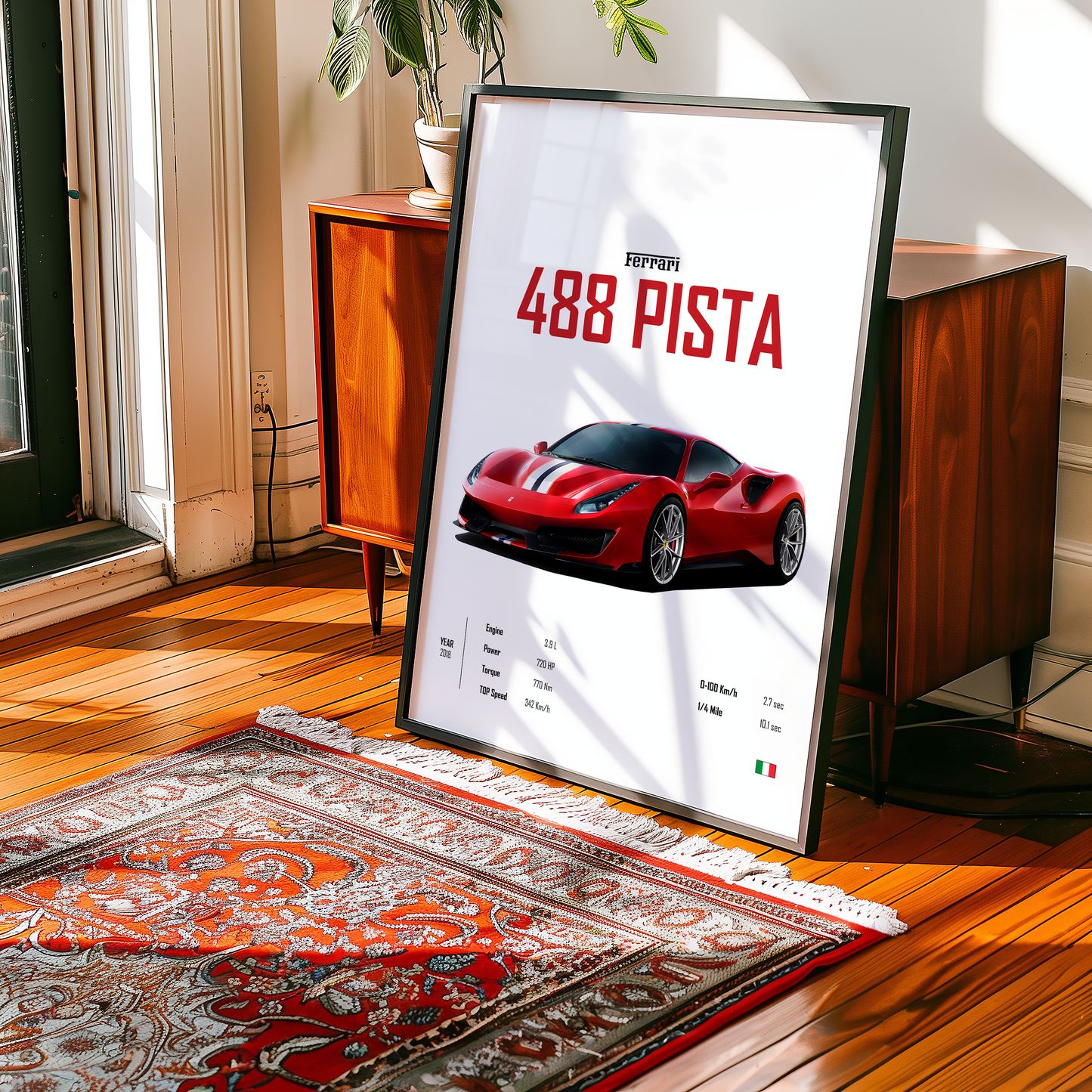 Ferrari 488 Pista 'CORE' Poster