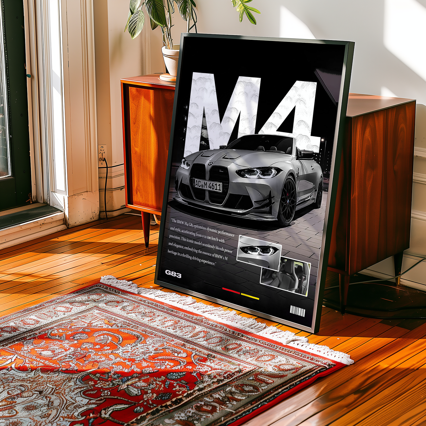 BMW M4 Details Poster