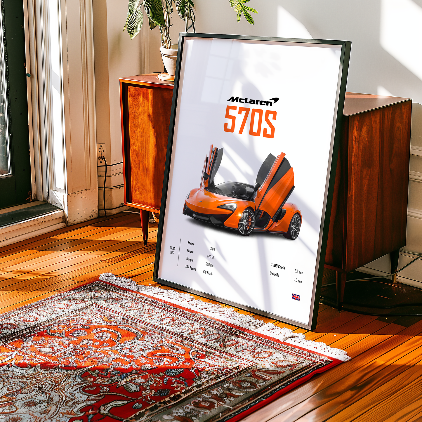McLaren 570s 'CORE' Poster