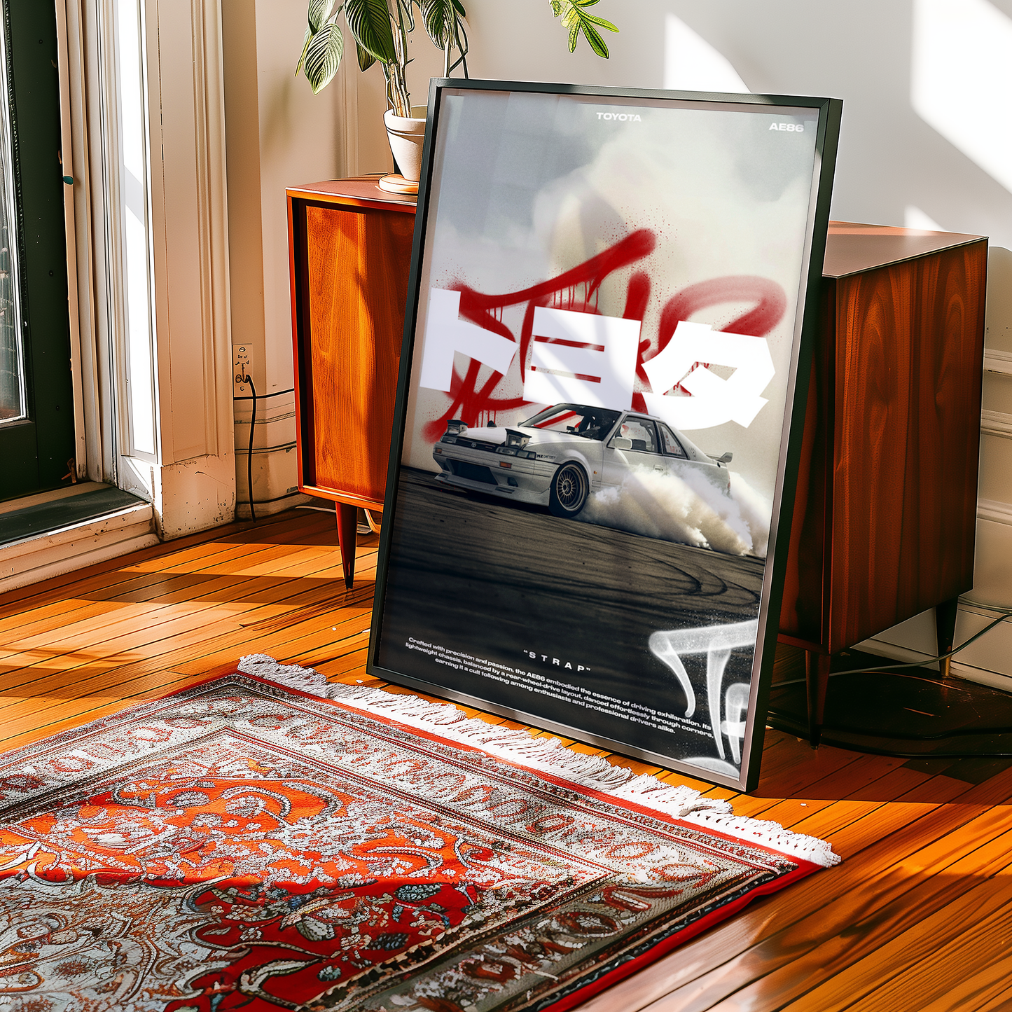 Toyota AE86 Concept Poster