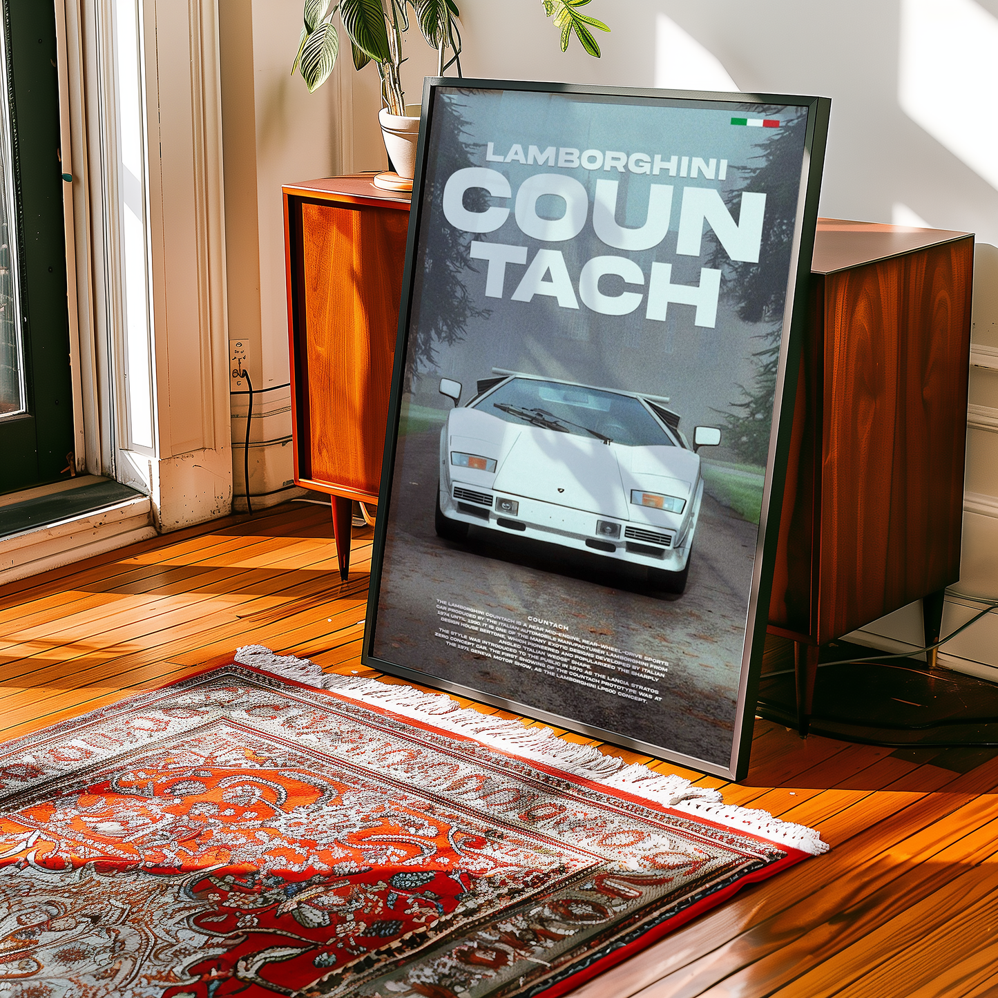 Lamborghini Countach Concept Poster