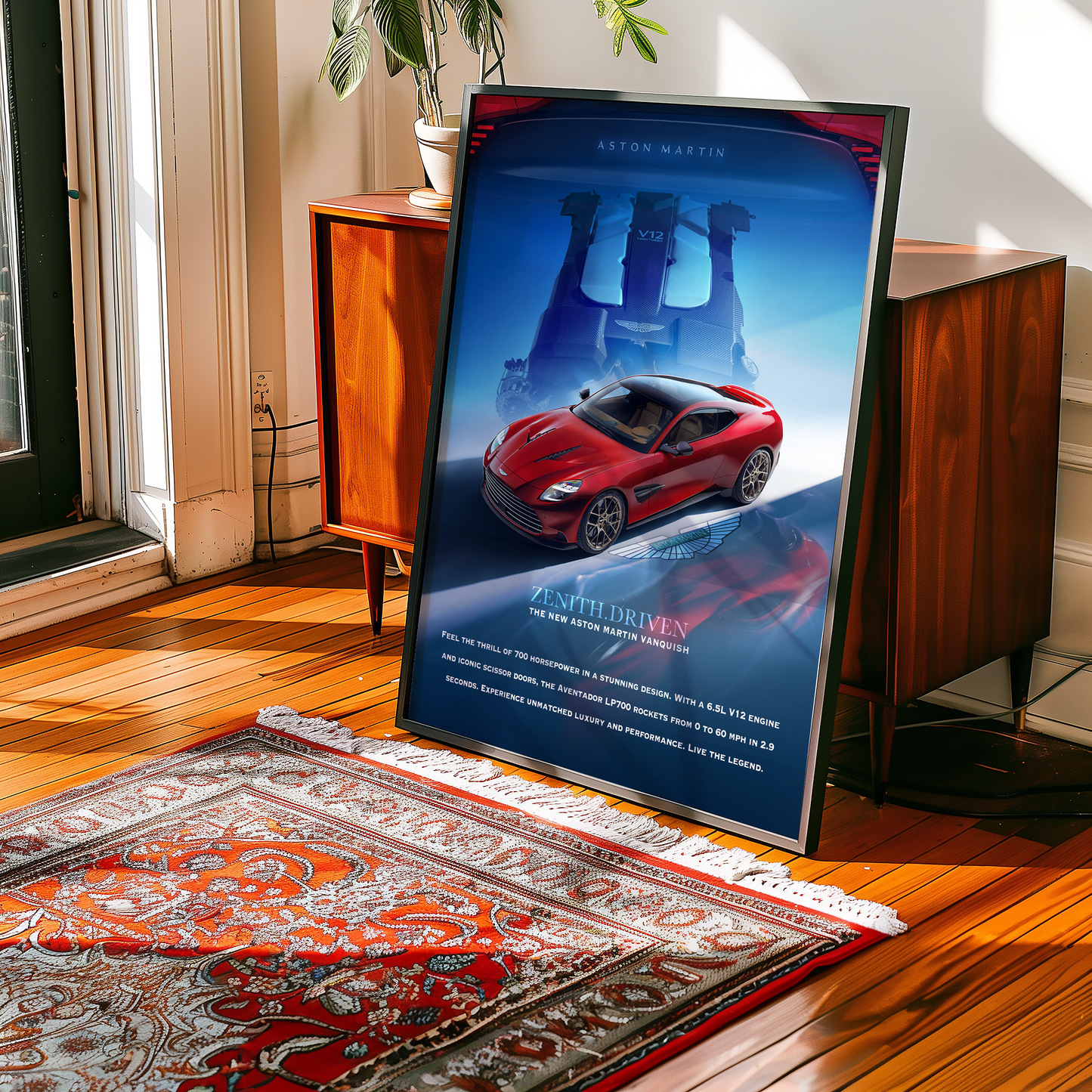Aston Martin Vanquish Concept Poster