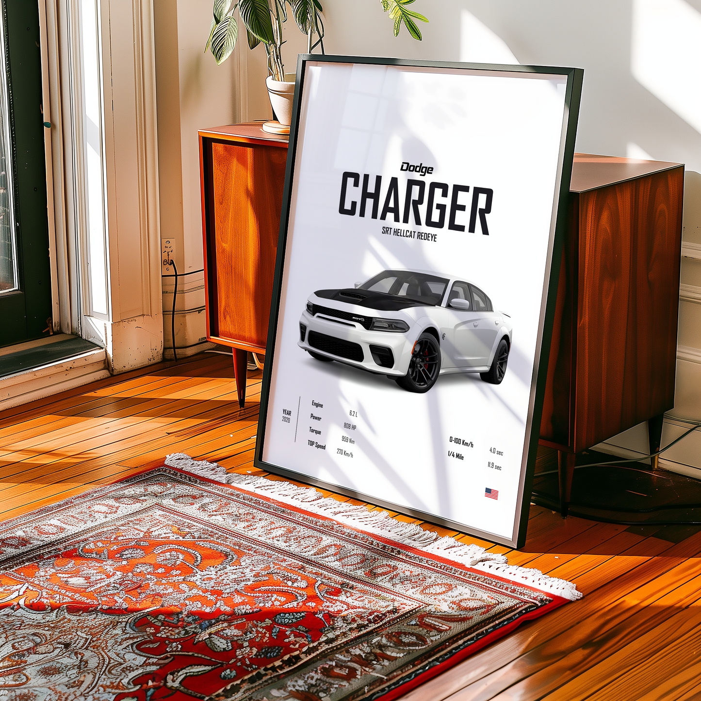 Dodge Charger SRT Hellcat 'CORE' Poster