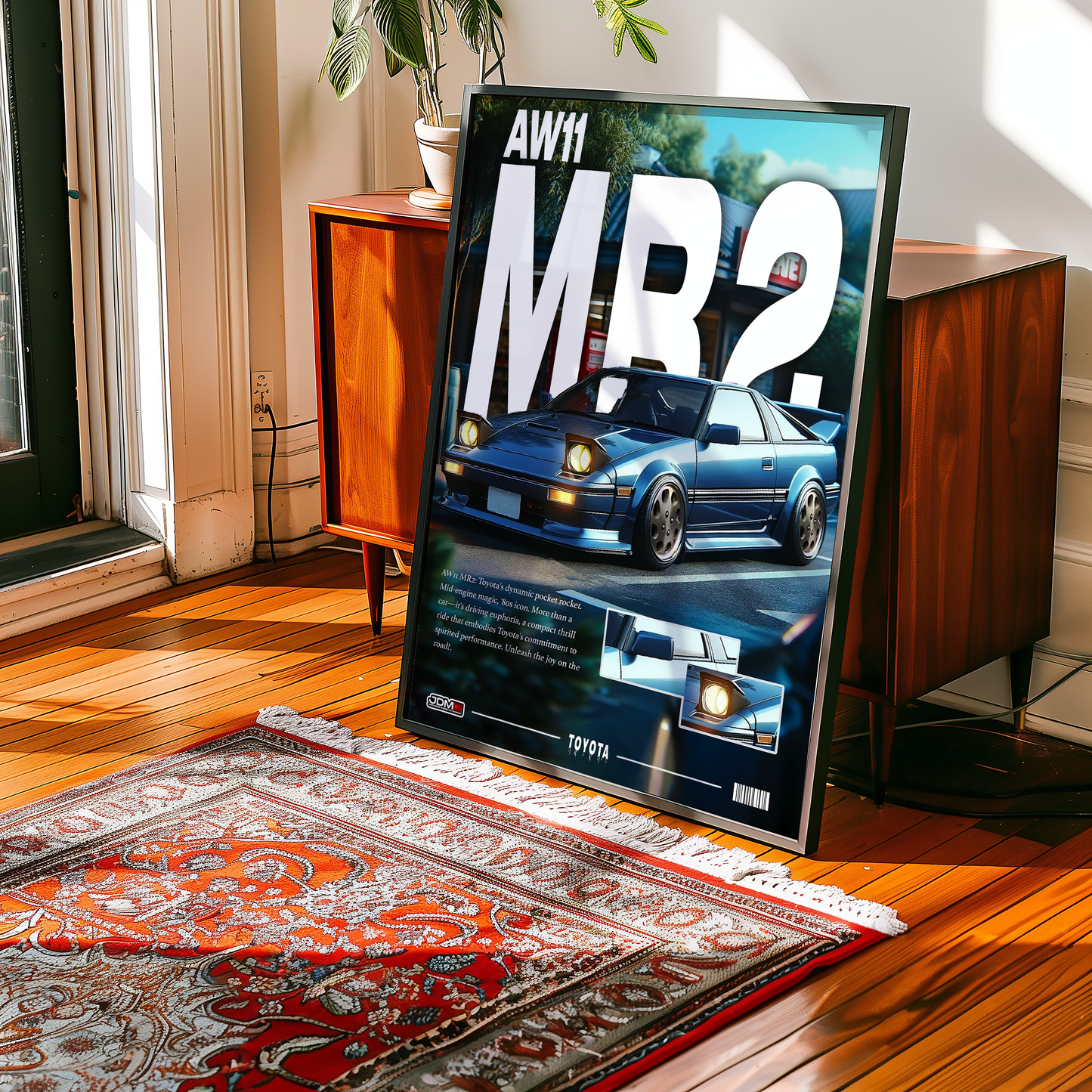 Toyota AW11 MR2 Details Poster