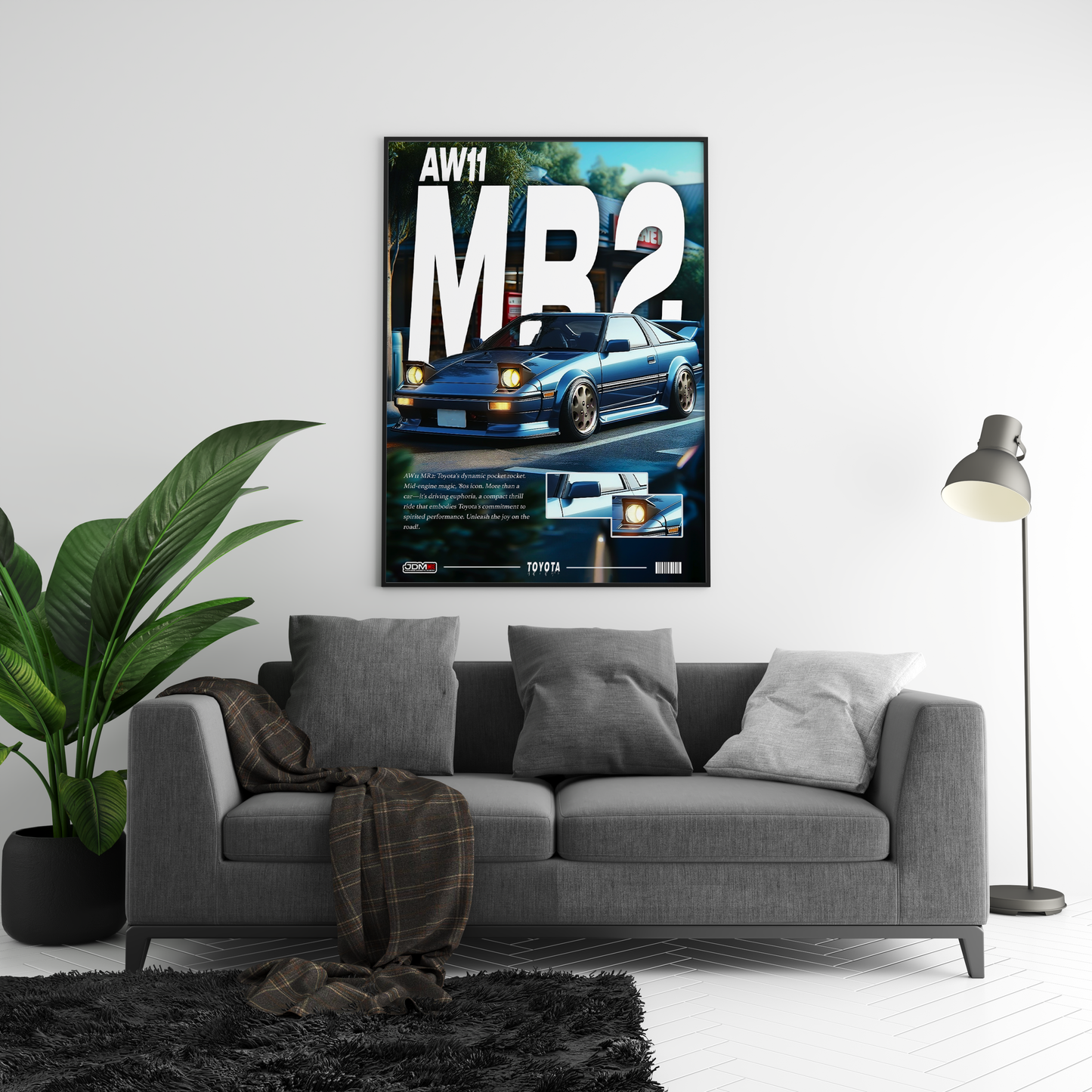 Toyota AW11 MR2 Details Poster