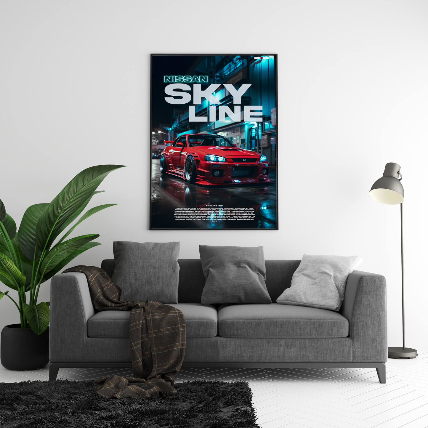 Nissan Skyline R34 Concept Poster