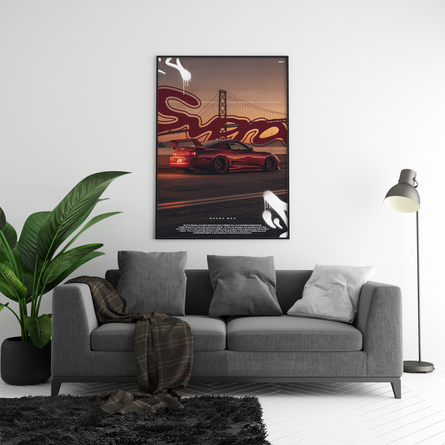 Toyota Supra Mk4 Concept Poster