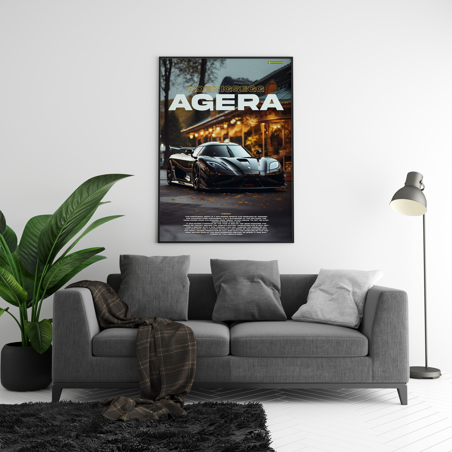 Koenigsegg Agera Concept Poster
