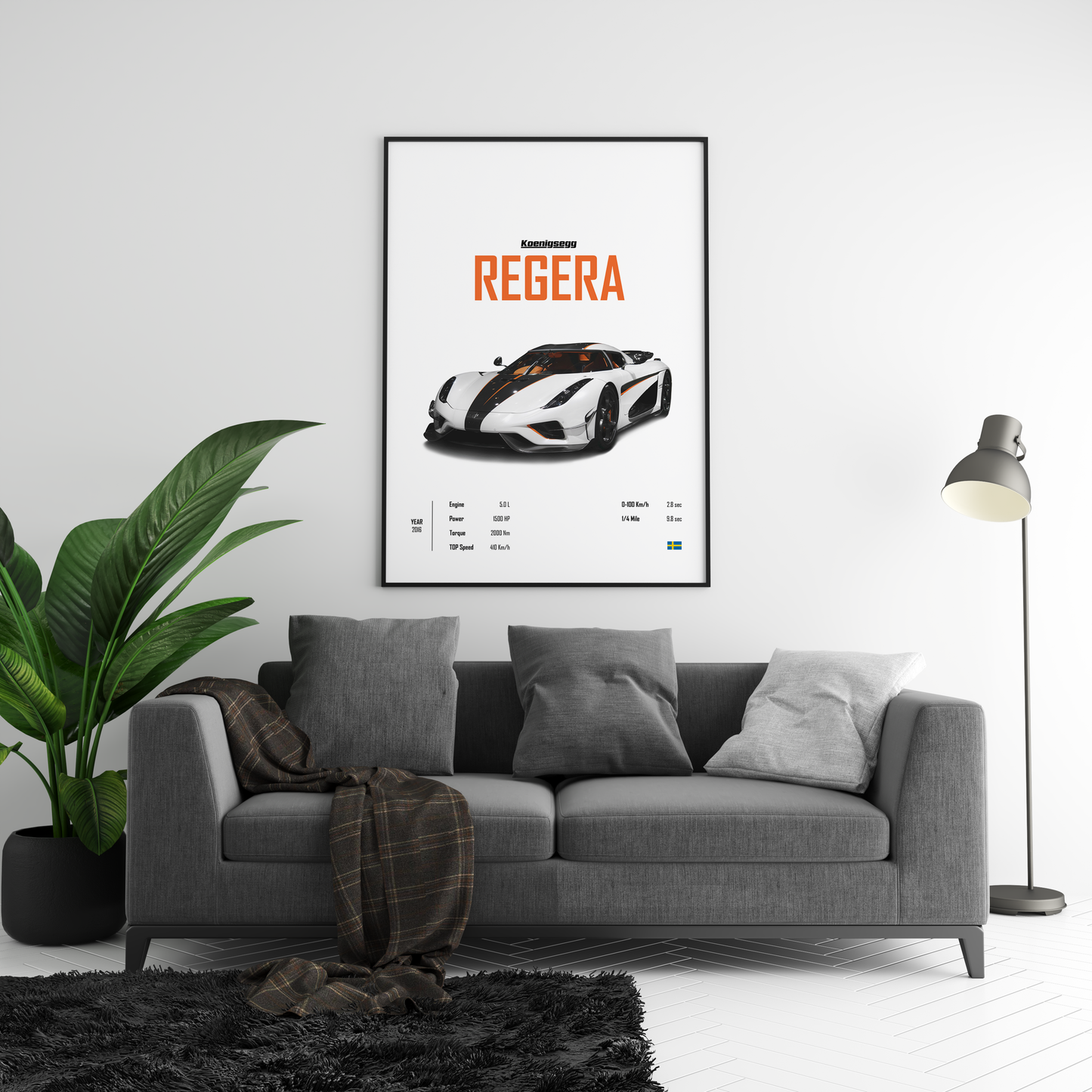 Koenigsegg Regera 'CORE' Poster