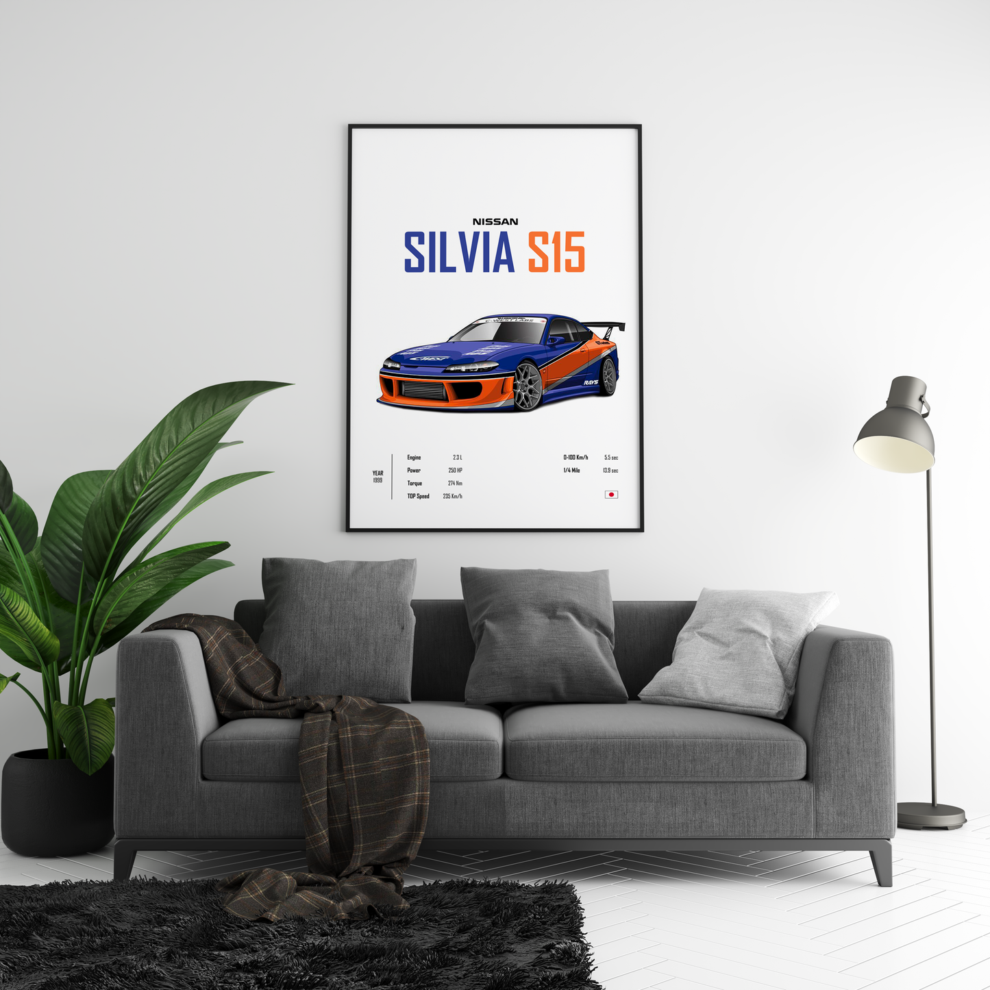 Nissan Silvia S15 'CORE' Poster