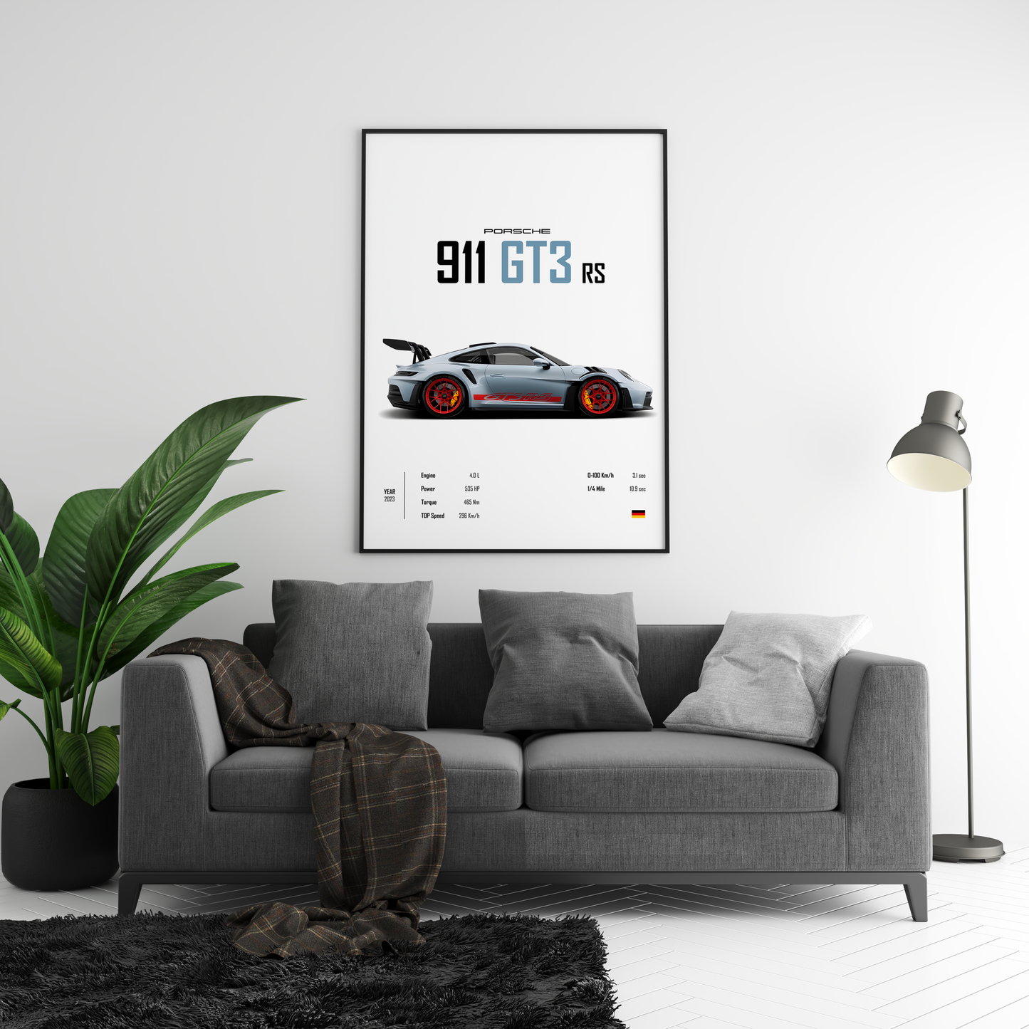 Porsche 911 GT3 RS Livery 'CORE' Poster