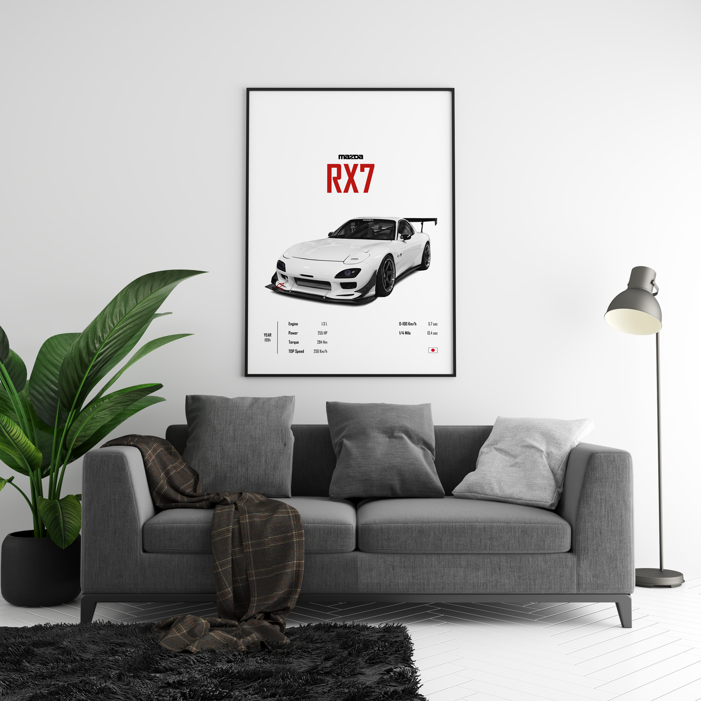 Mazda RX7 'CORE' Poster