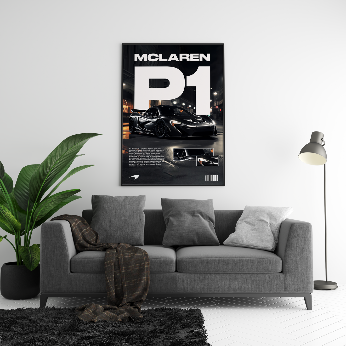 McLaren P1 Details Poster