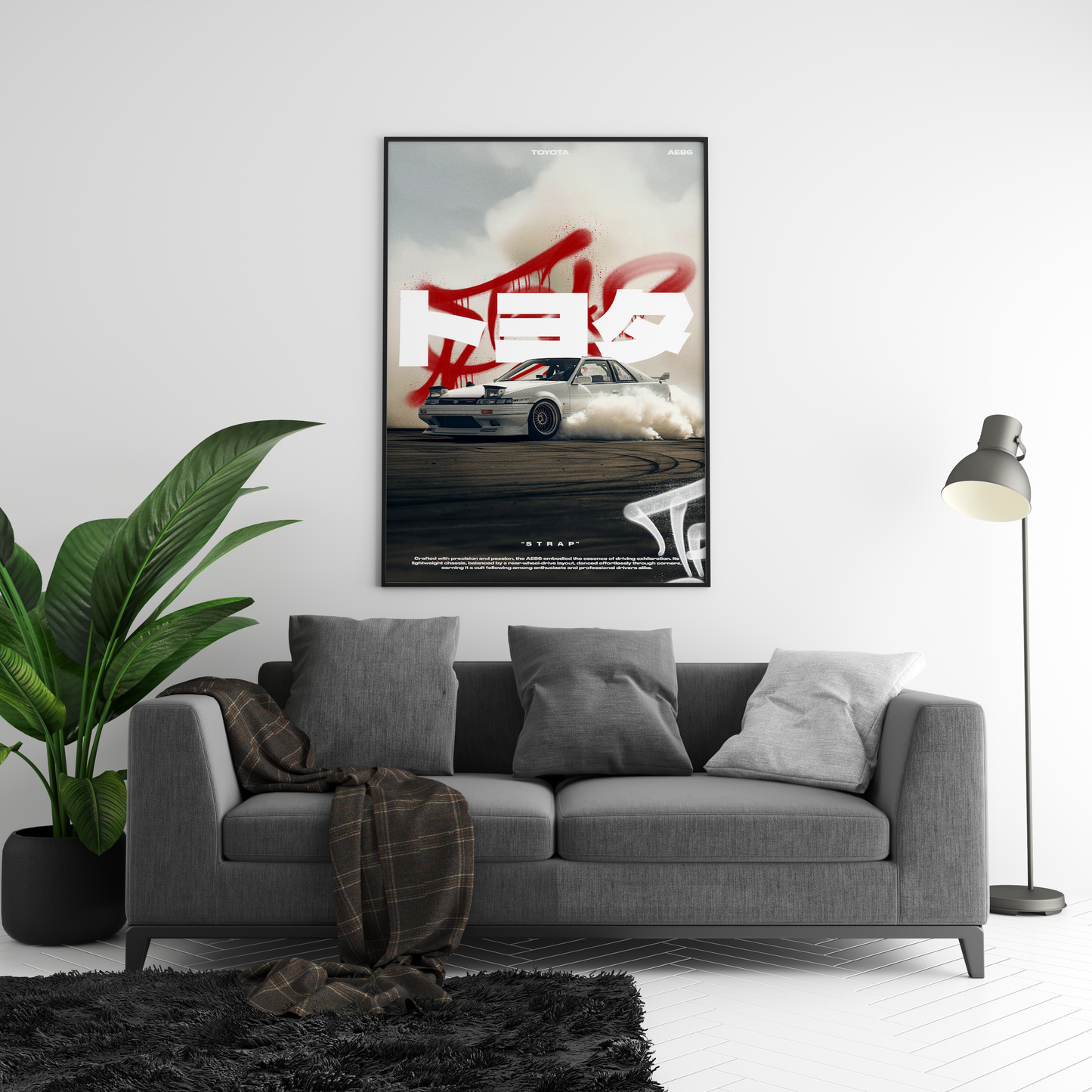 Toyota AE86 Concept Poster