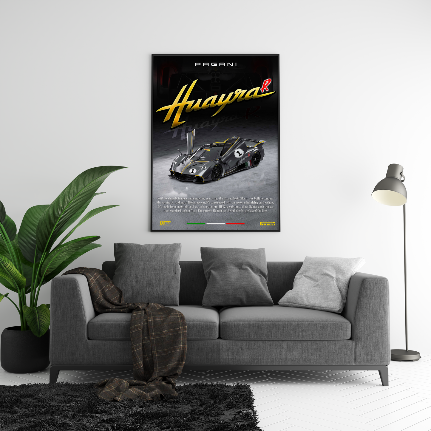 Pagani Huayra Concept Poster