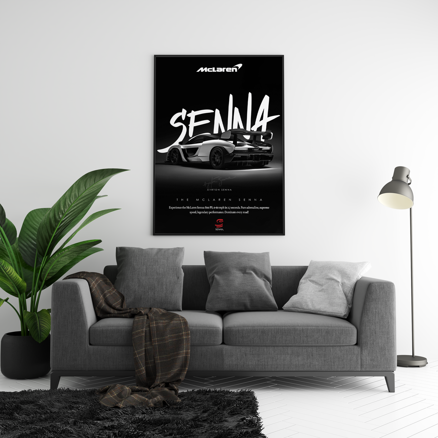 McLaren Senna Concept Poster