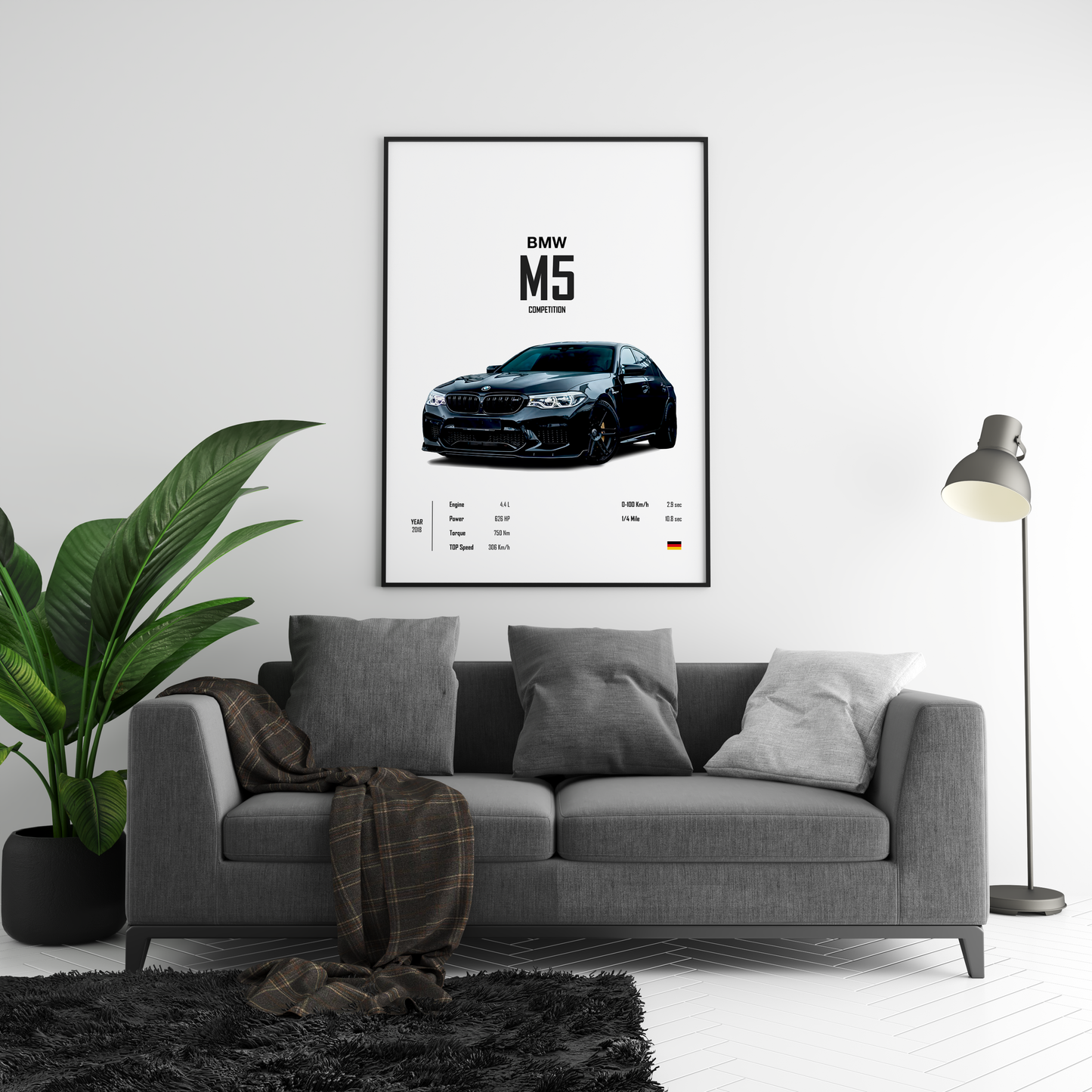 BMW M5 Competition 'CORE' Poster