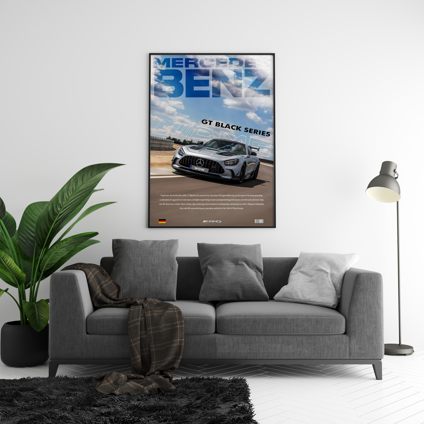 Mercedes AMG GT Concept Poster