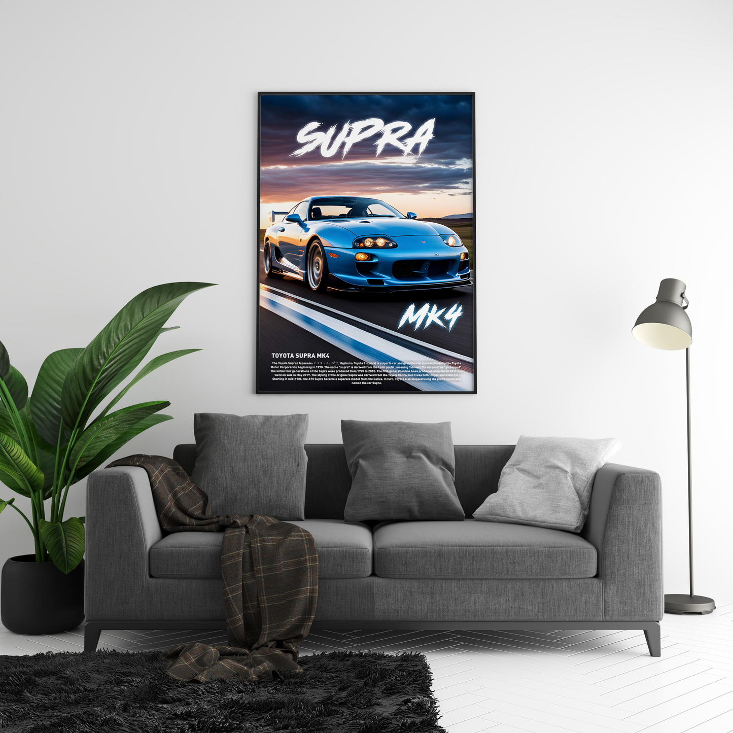 Toyota Supra Mk4 Concept Poster