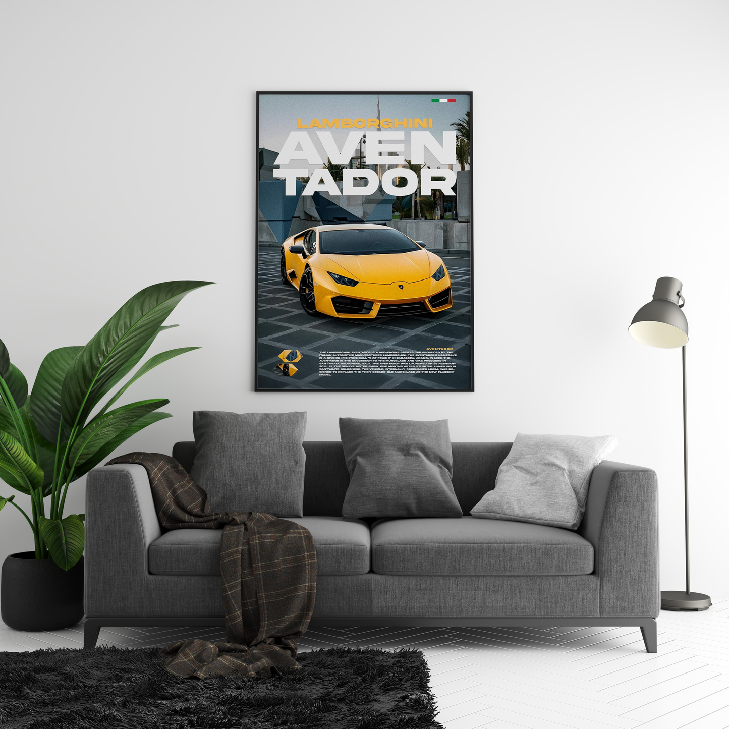 Lamborghini Aventador Concept Poster
