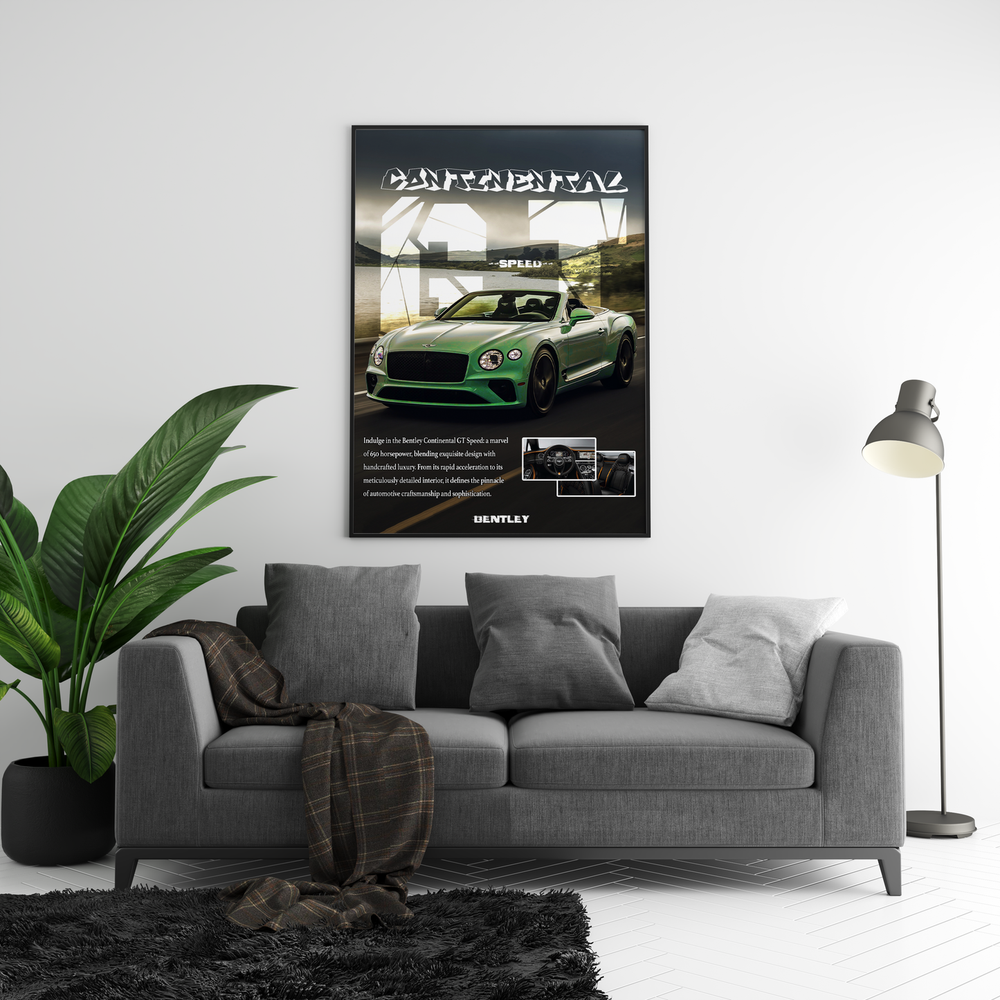 Bentley GT Continental Details Poster