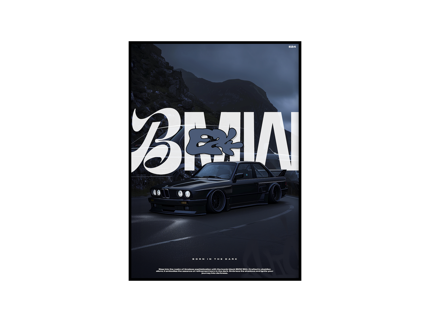 BMW E24 Concept Poster