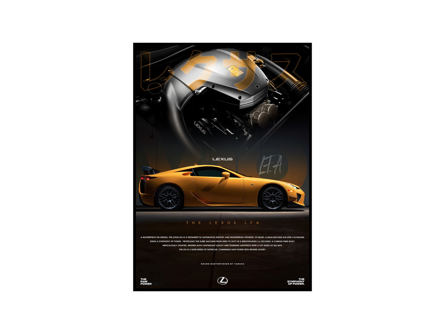 Lexus LFA Concept Poster