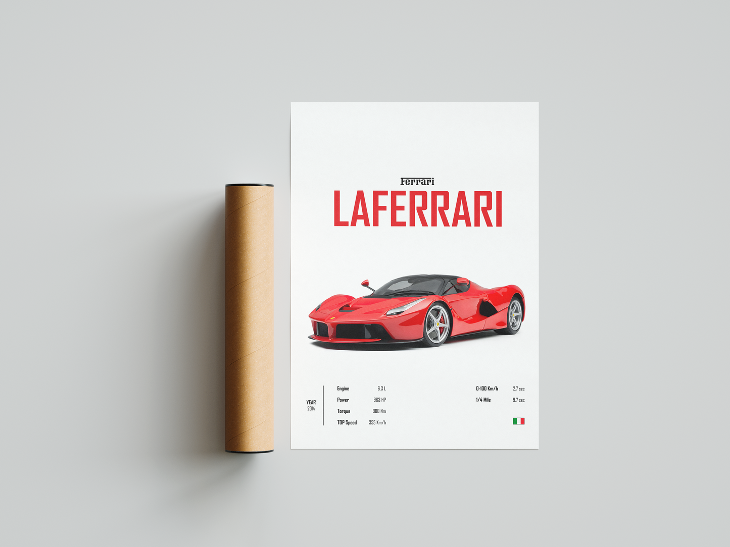 Ferrari LaFerrari 'CORE' Poster