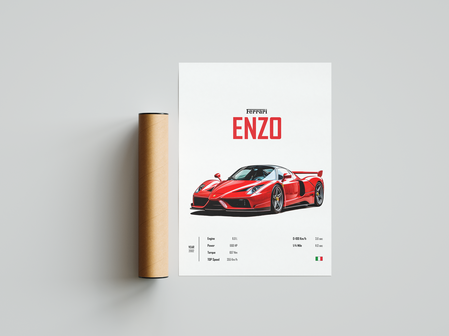Ferrari Enzo 'CORE' Poster