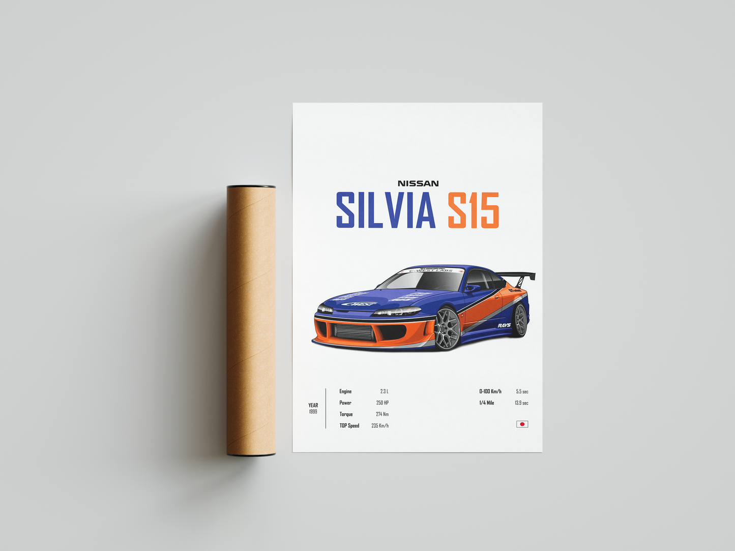 Nissan Silvia S15 'CORE' Poster
