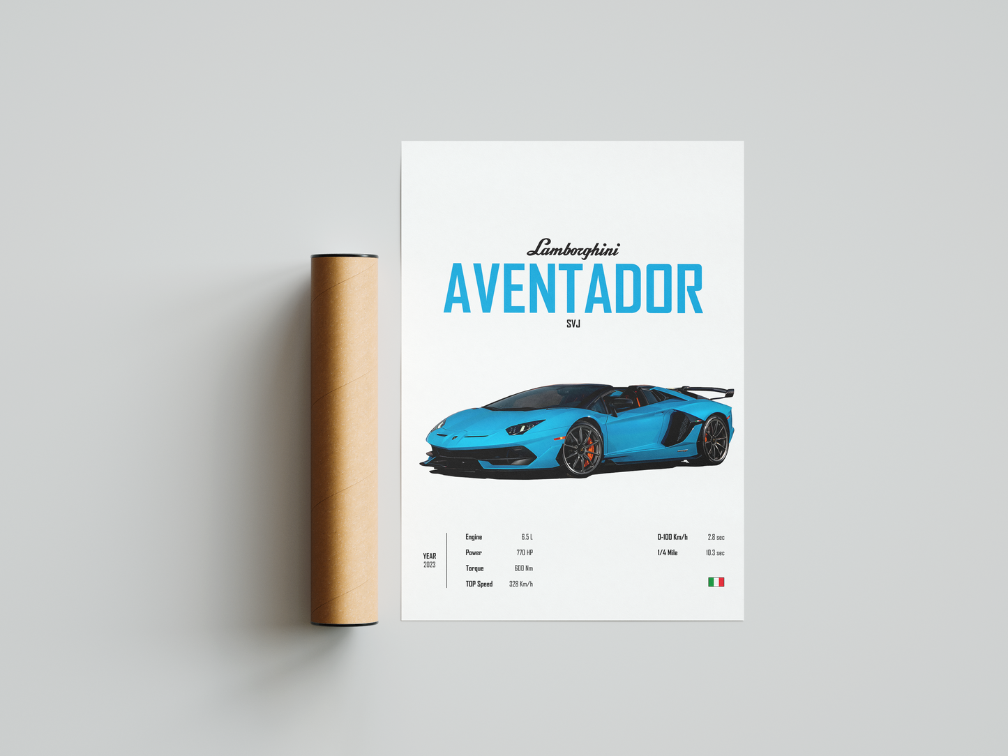 Lamborghini Aventador SVJ 'CORE' Poster