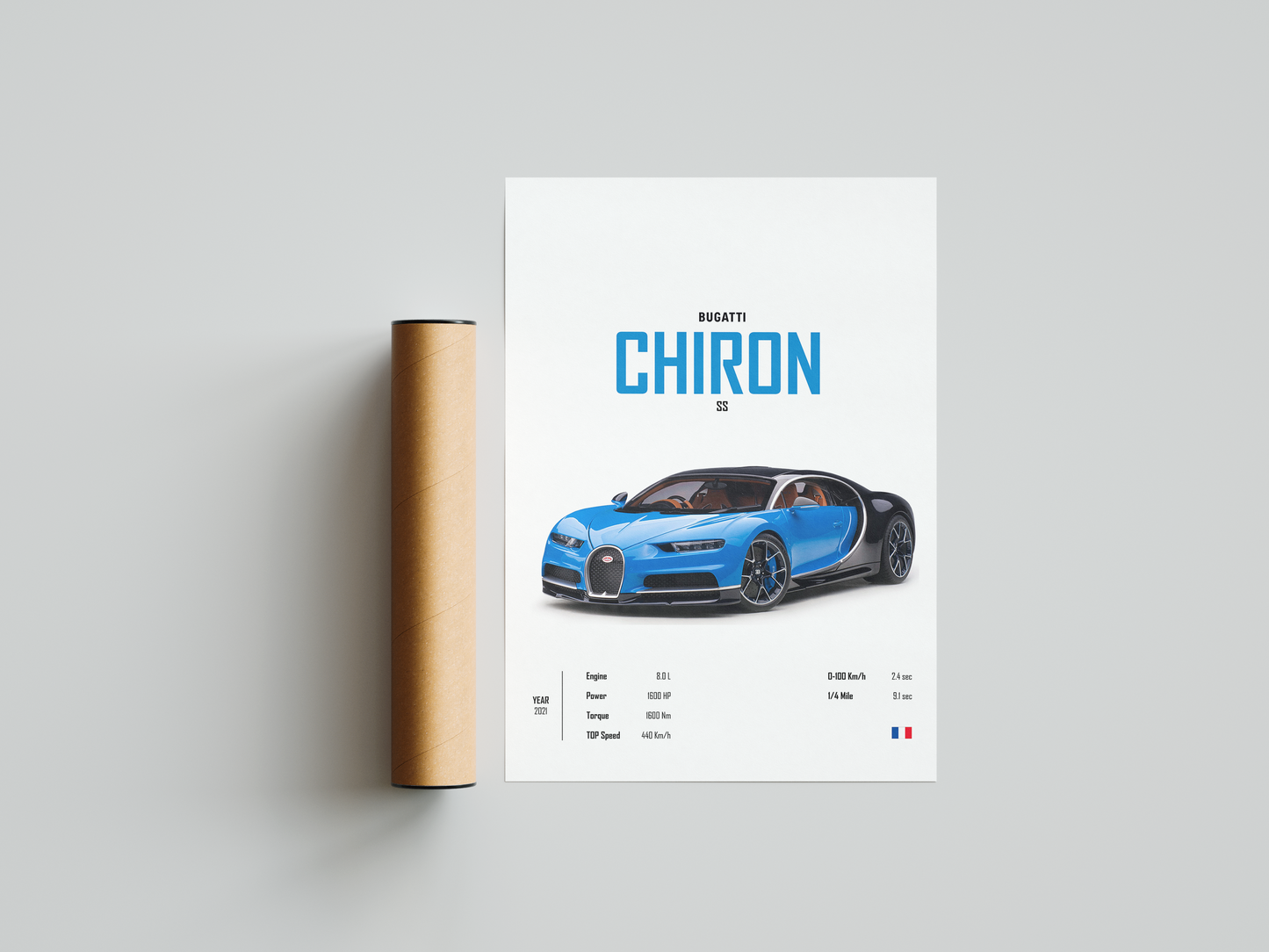 Bugatti Chiron SS 'CORE' Poster