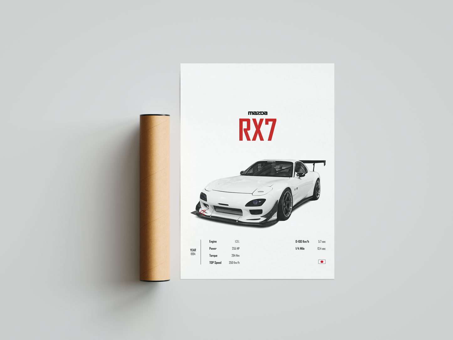 Mazda RX7 'CORE' Poster