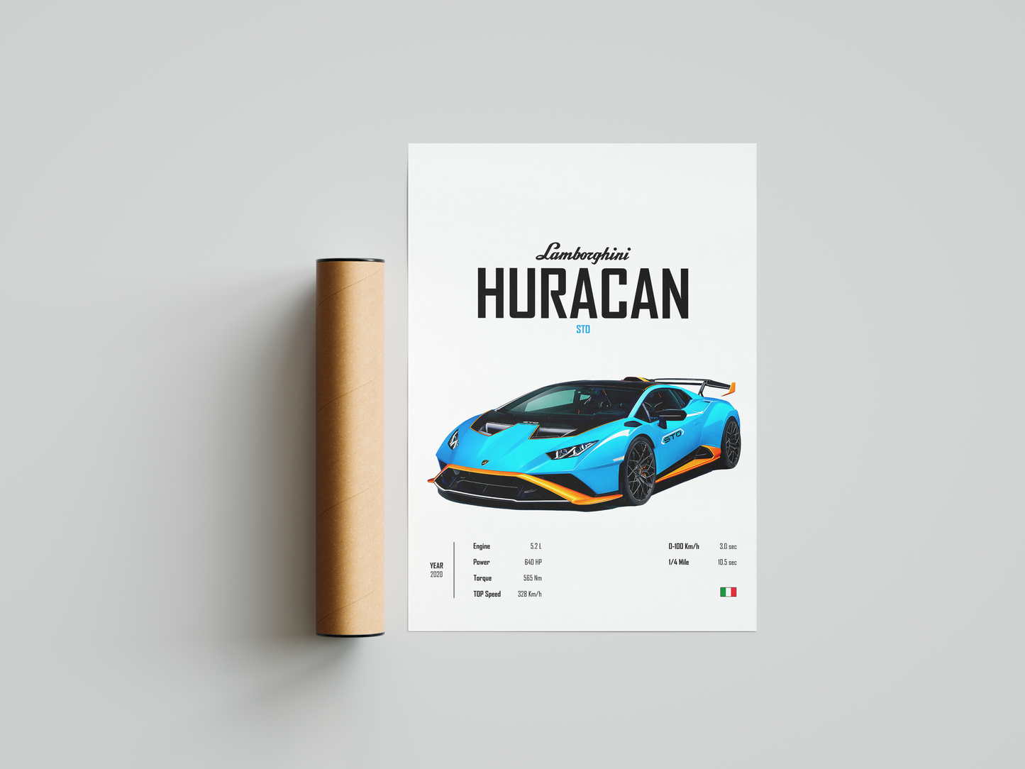 Lamborghini Huracan STO 'CORE' Poster