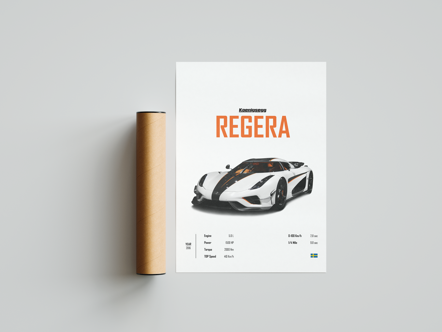 Koenigsegg Regera 'CORE' Poster