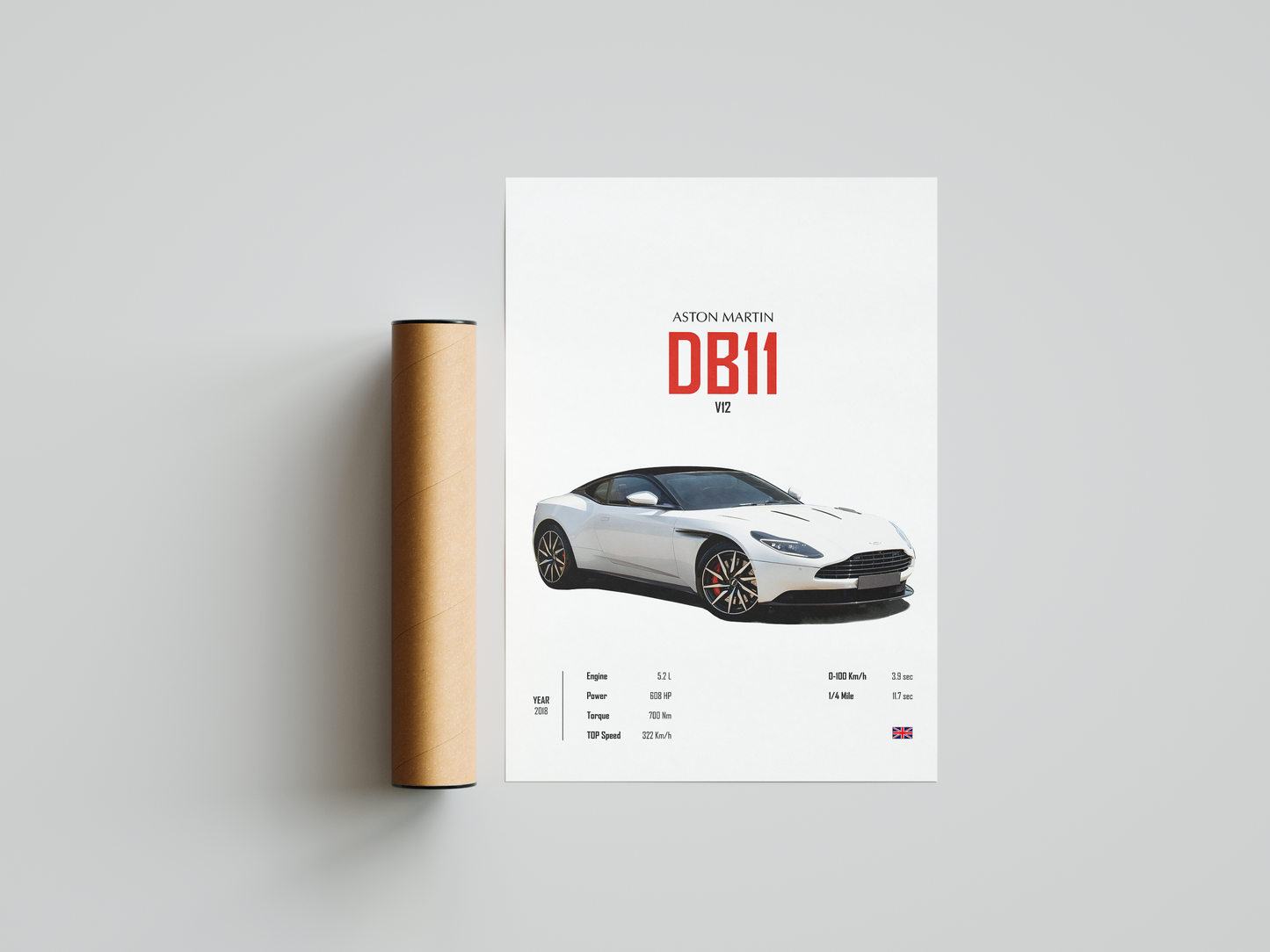 Aston Martin DB11 'CORE' Poster
