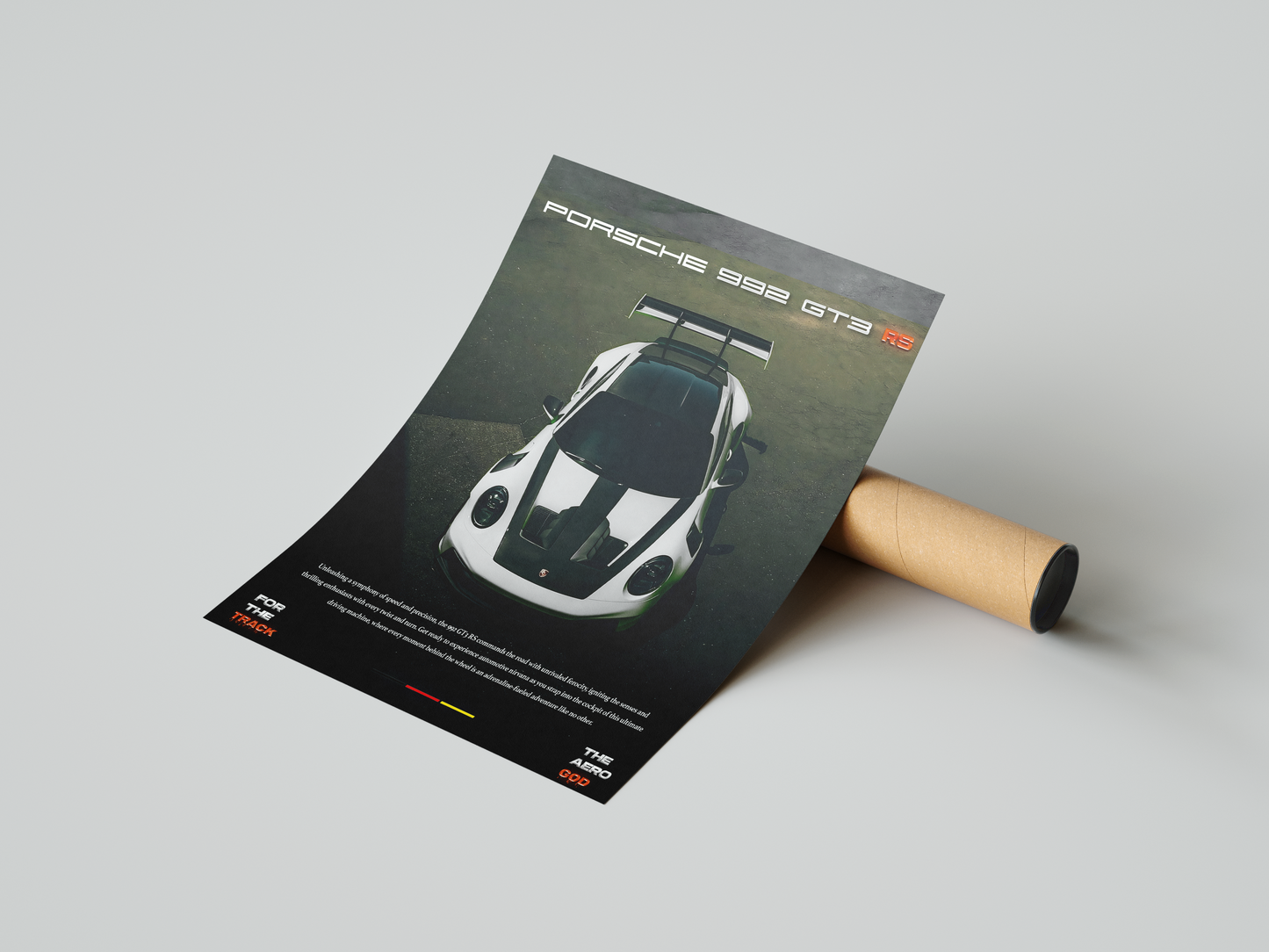 Porsche 992 GT3 RS Concept Poster