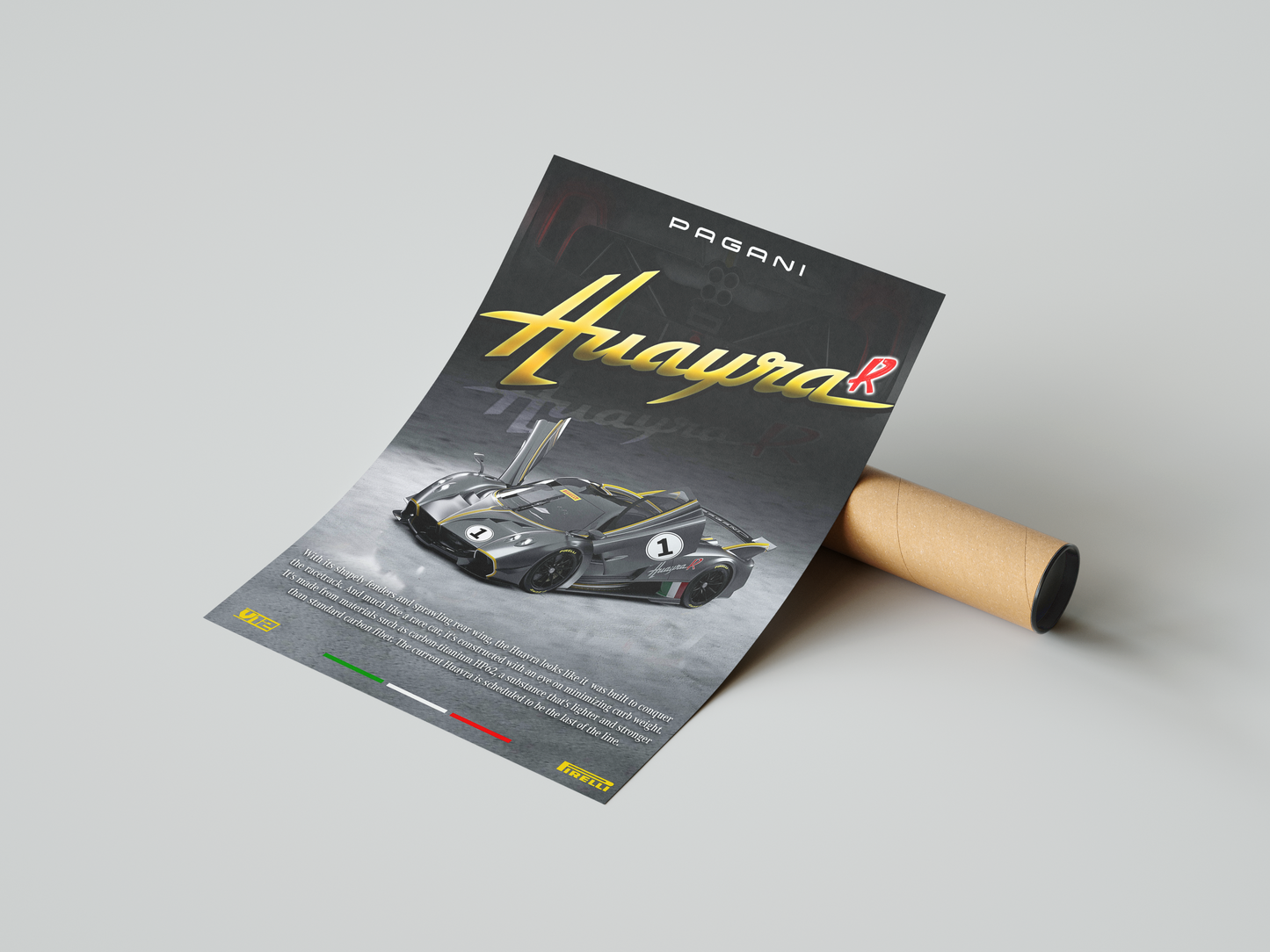 Pagani Huayra Concept Poster