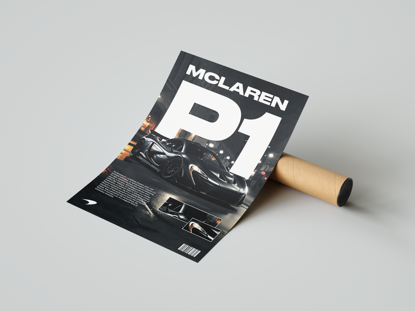 McLaren P1 Details Poster