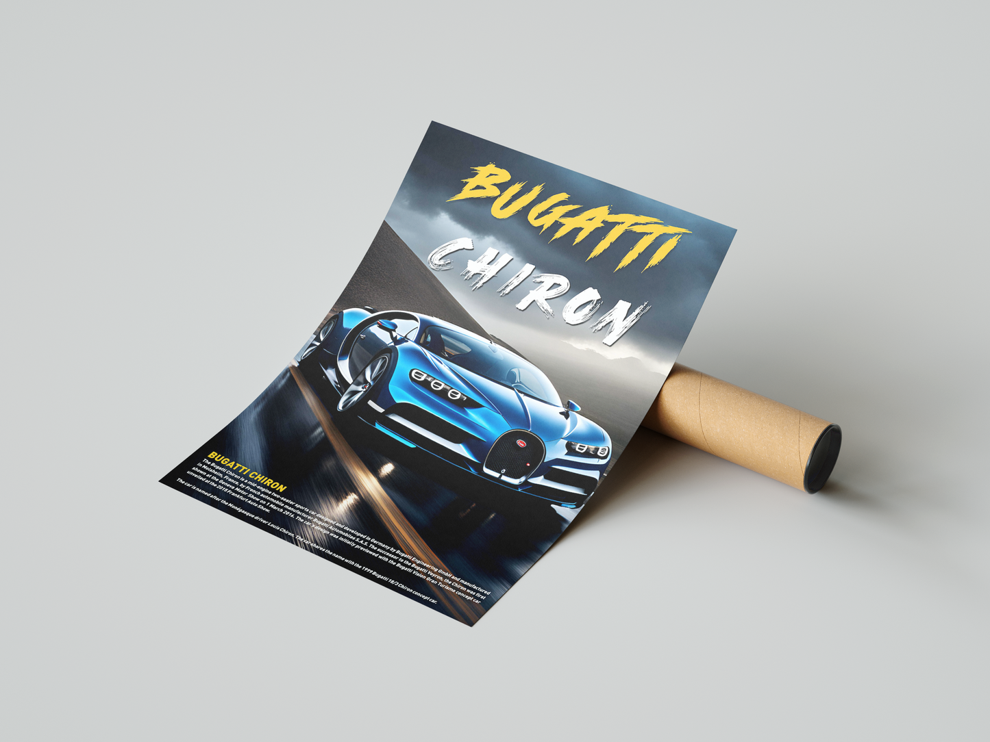 Bugatti Chiron Concept Poster