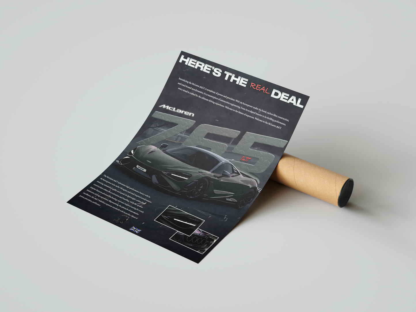 McLaren 765LT Details Poster