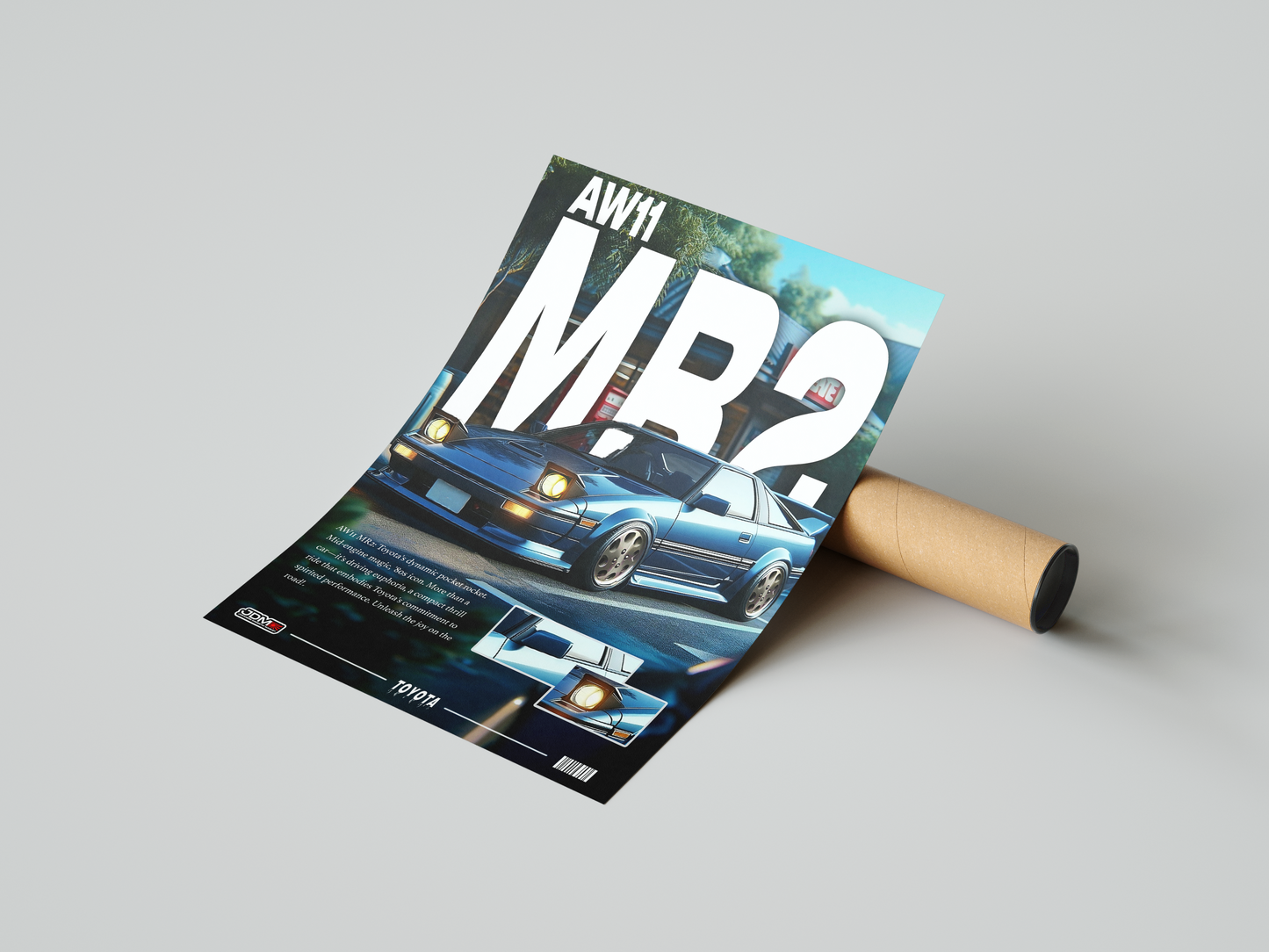 Toyota AW11 MR2 Details Poster