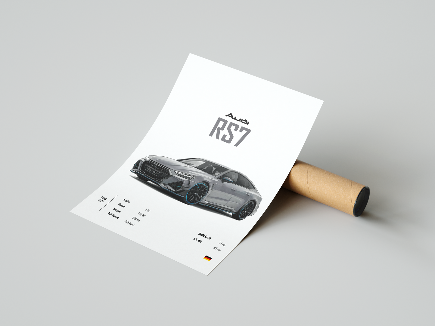 Audi RS7 'CORE' Poster