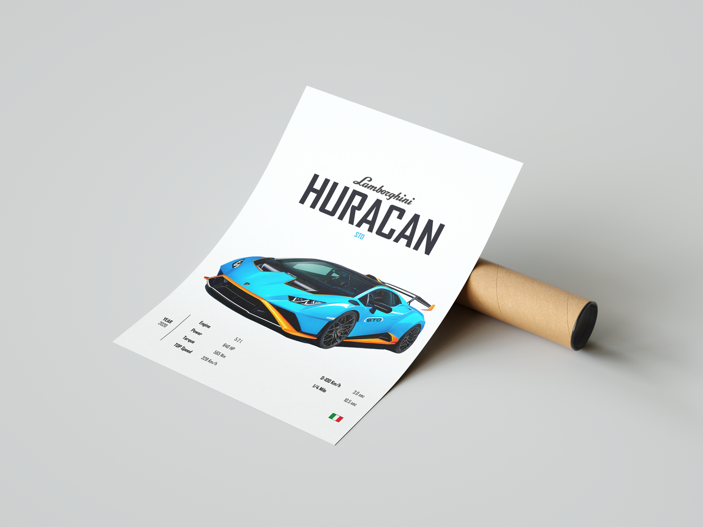 Lamborghini Huracan STO 'CORE' Poster