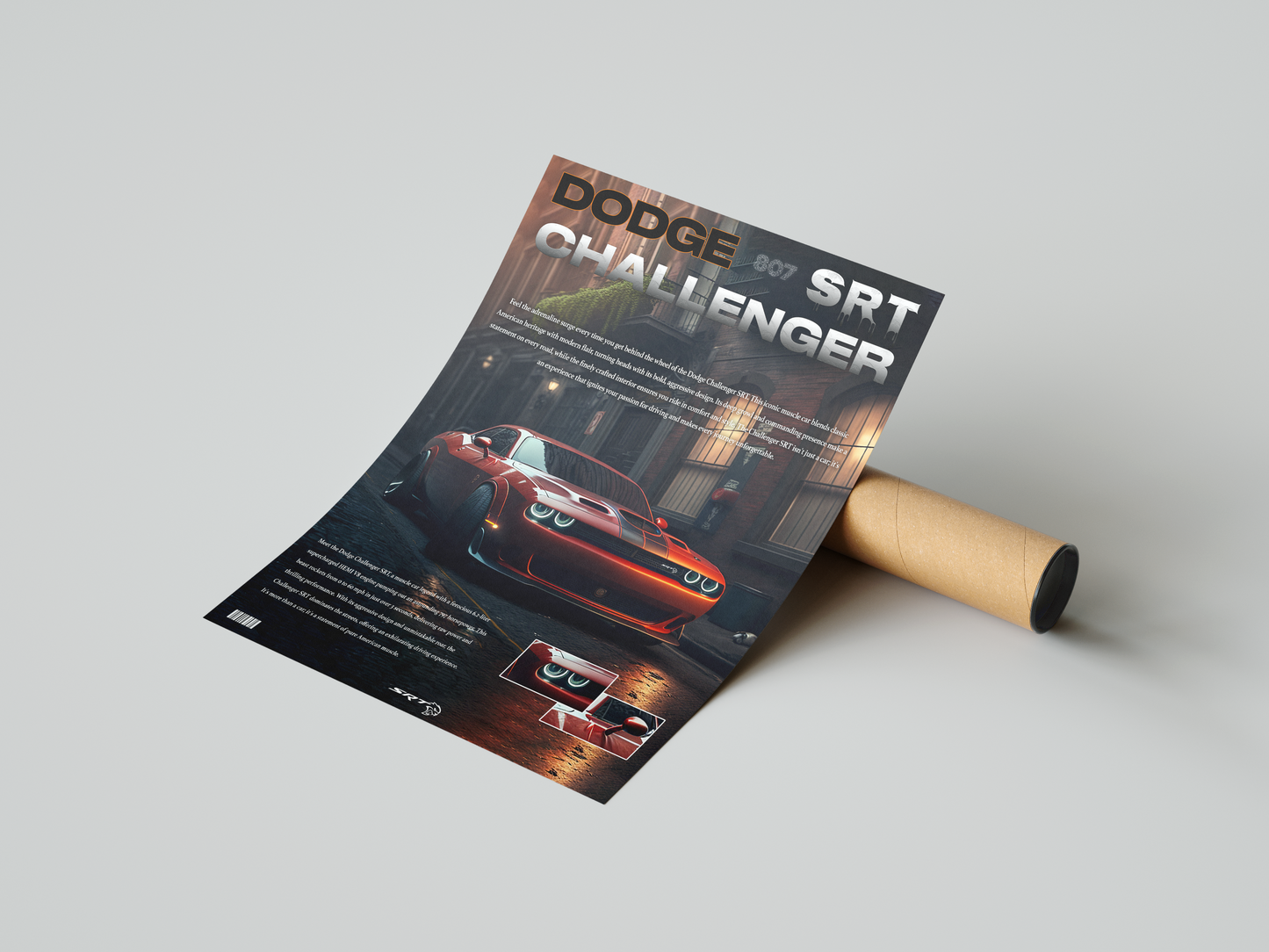 Dodge Challenger SRT Details Poster