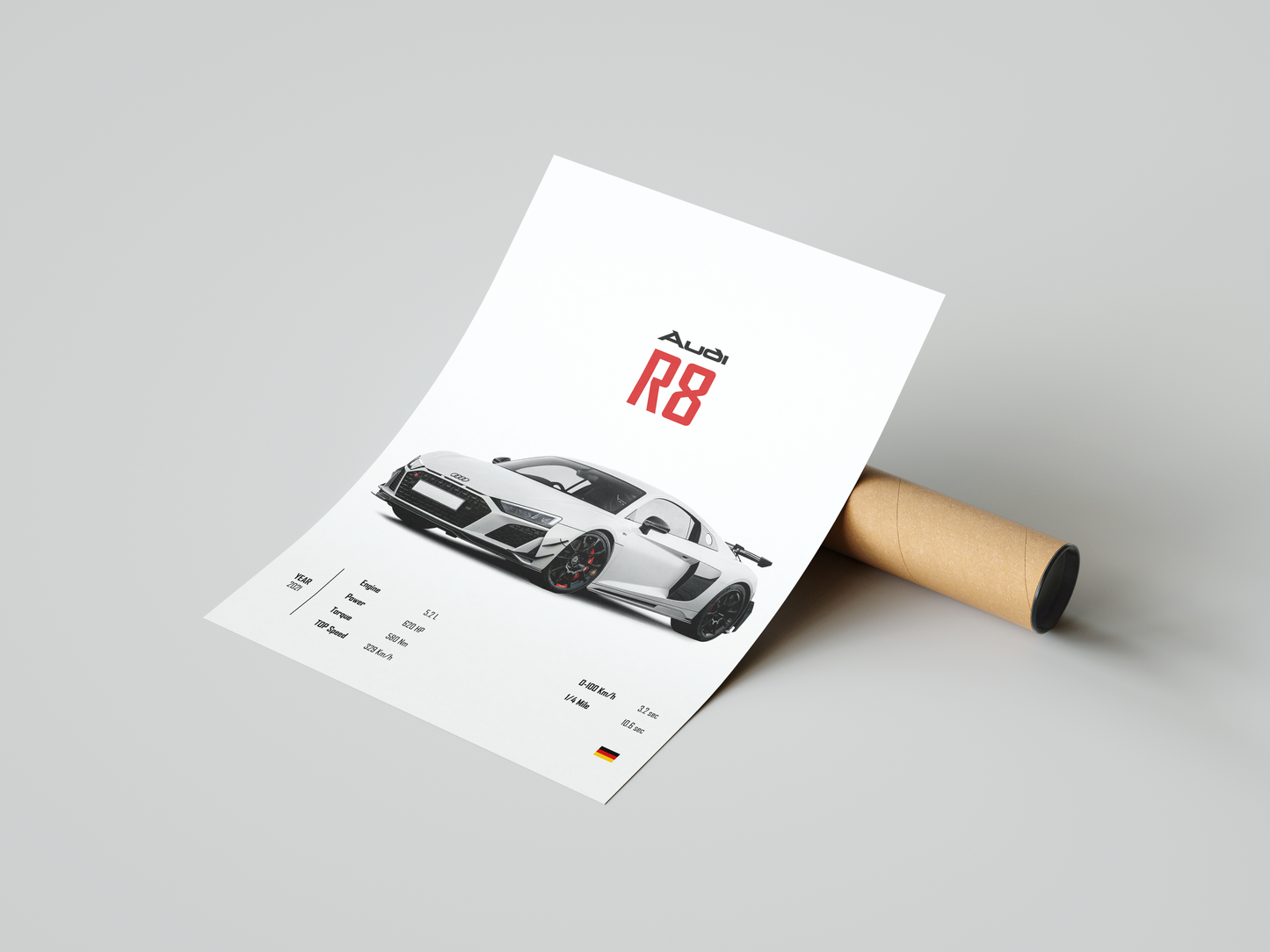 Audi R8 'CORE' Poster