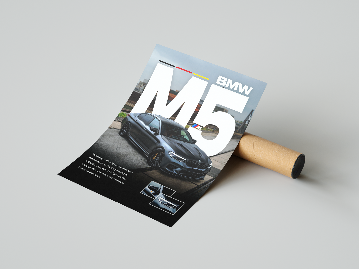BMW M5 Details Poster